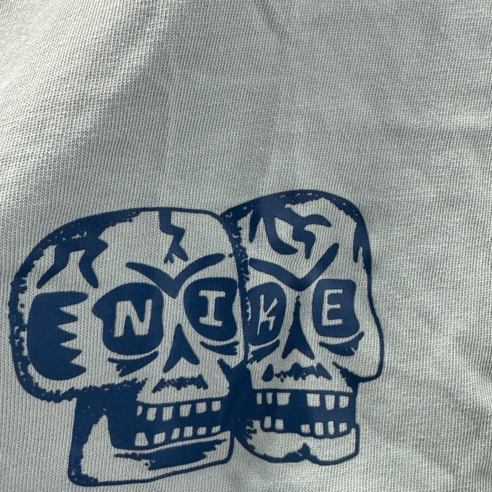 Nike Just Do It Bandana Graphic Skull Tee Sage Green Men’s T-Shirt